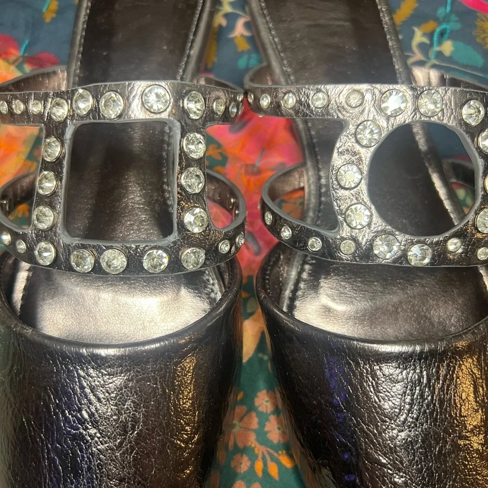 Chic silver Rhinestone Sandals - Picture 4 of 7